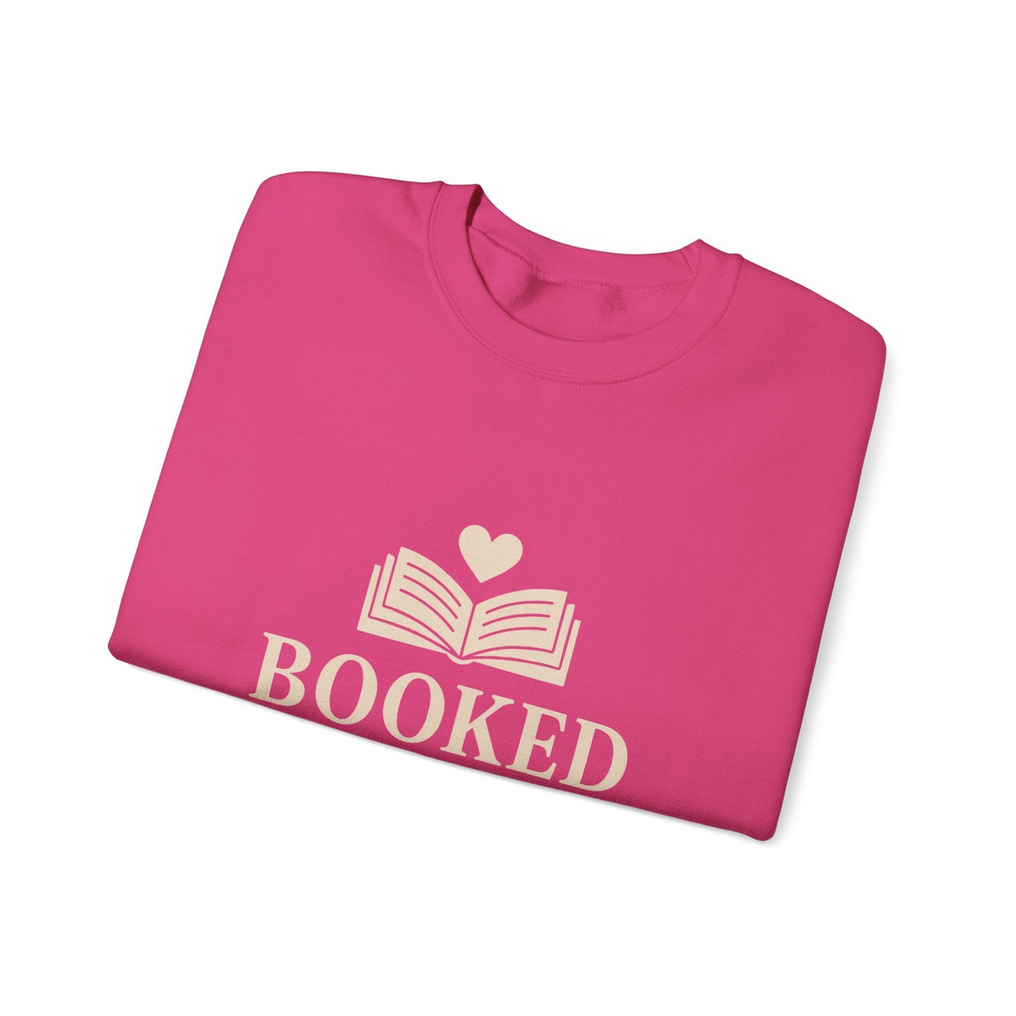 Booked and in Love Sweatshirt | Book Lovers Crewneck, Reading Graphic
