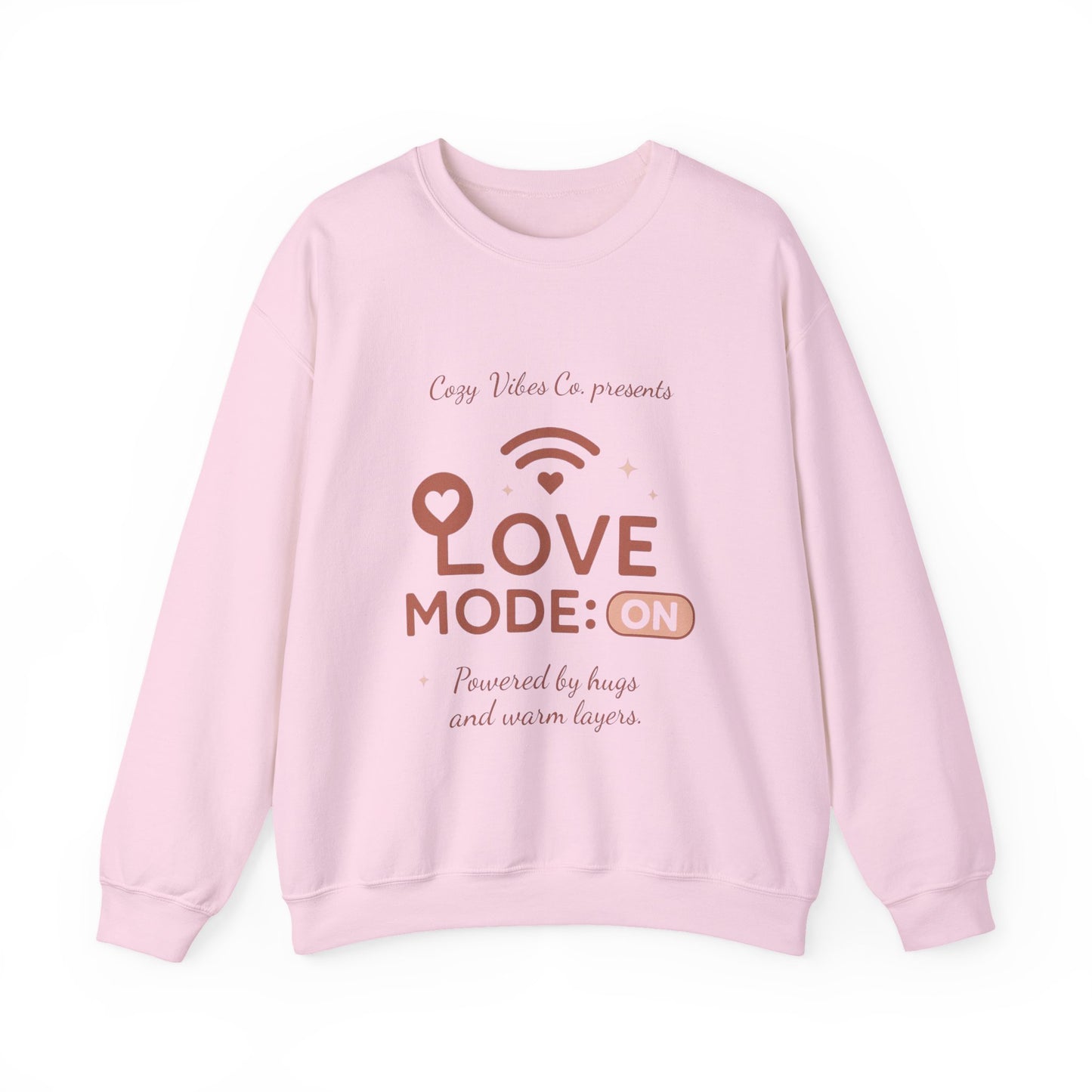 Love Mode On Sweatshirt — Cozy Valentine's Crewneck