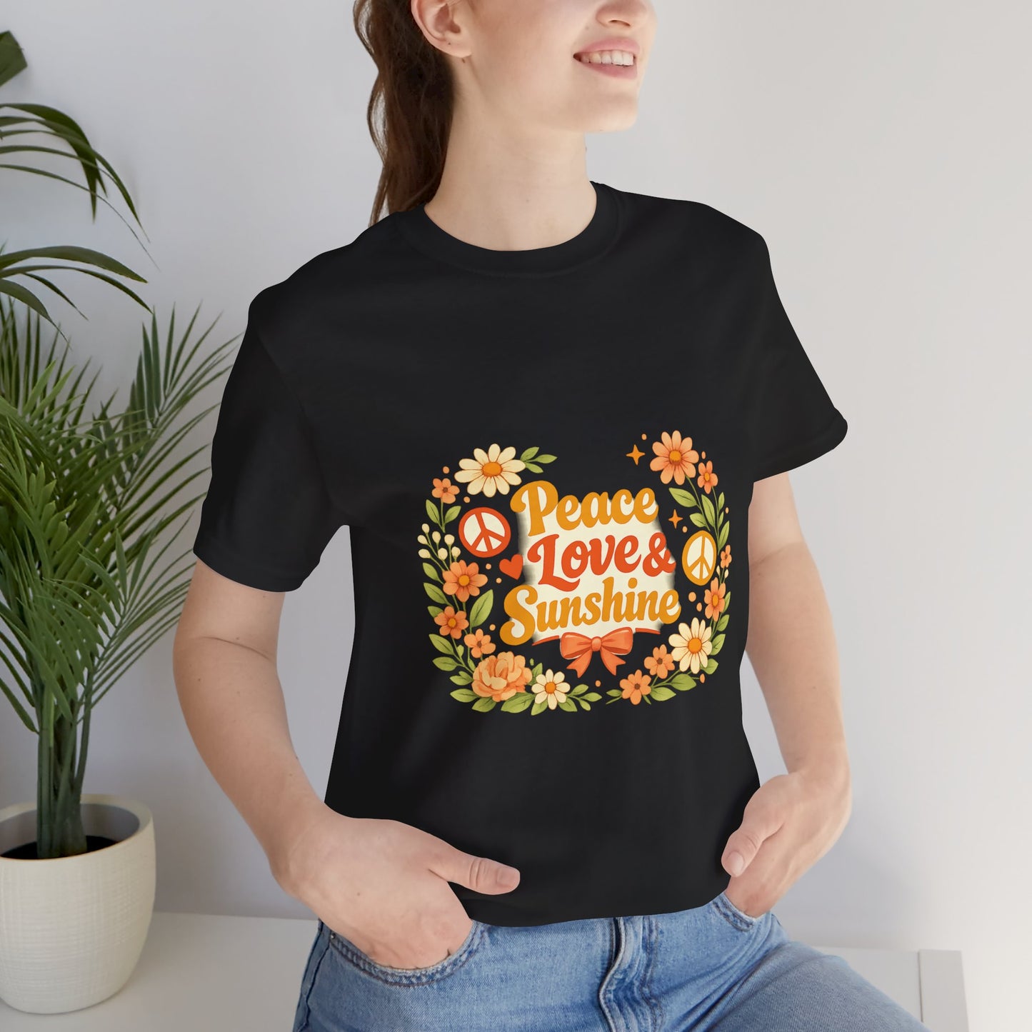Peace Love and Sunshine Summer Vibes T-Shirt