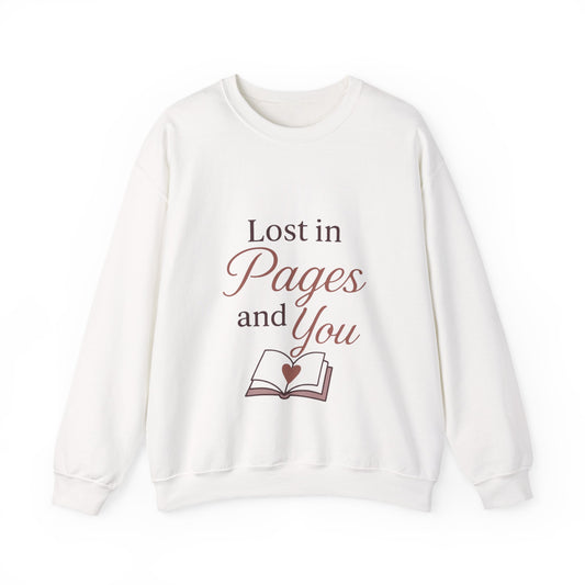 Lost in Pages "You" Sweatshirt — Book Lover Crewneck