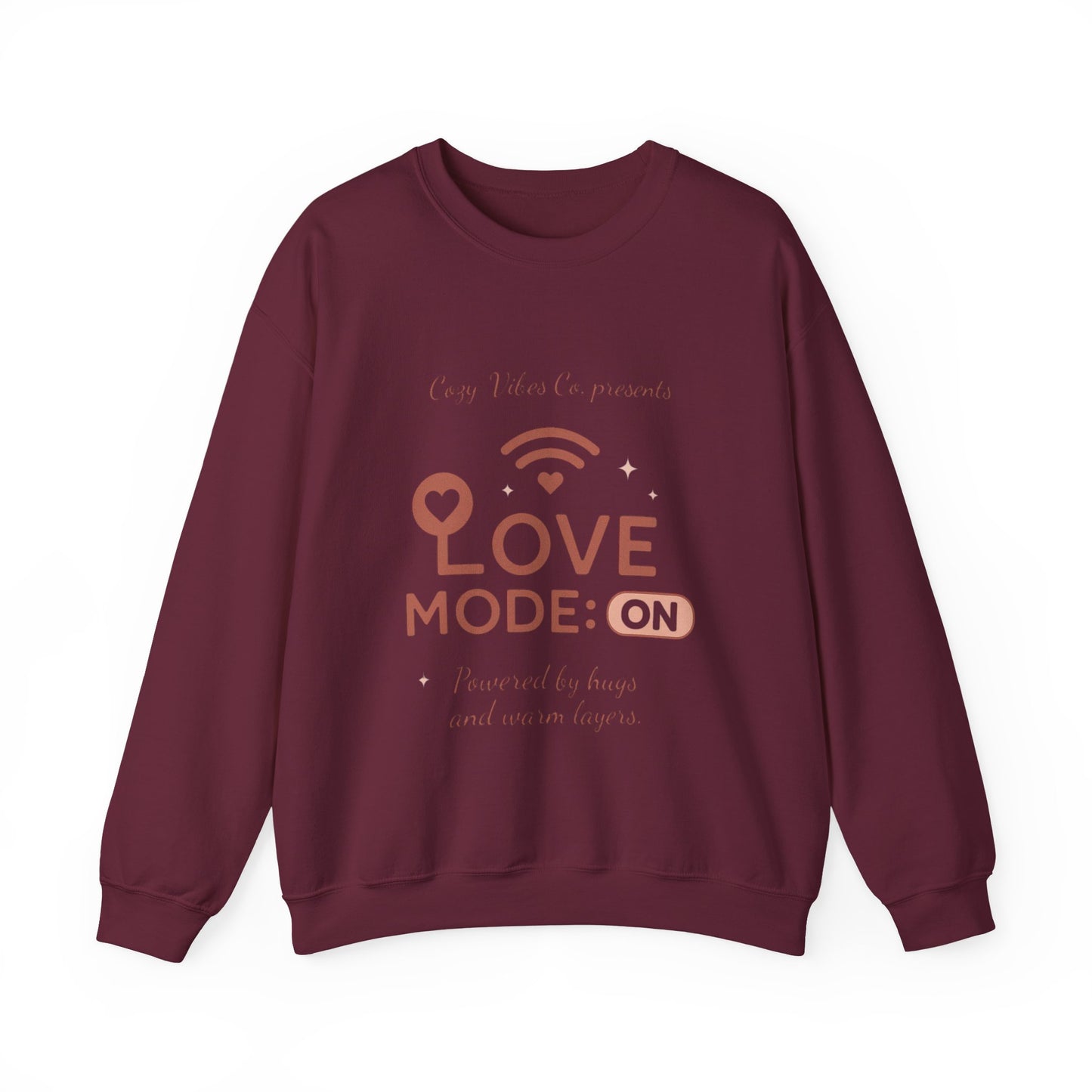 Love Mode On Sweatshirt — Cozy Valentine's Crewneck