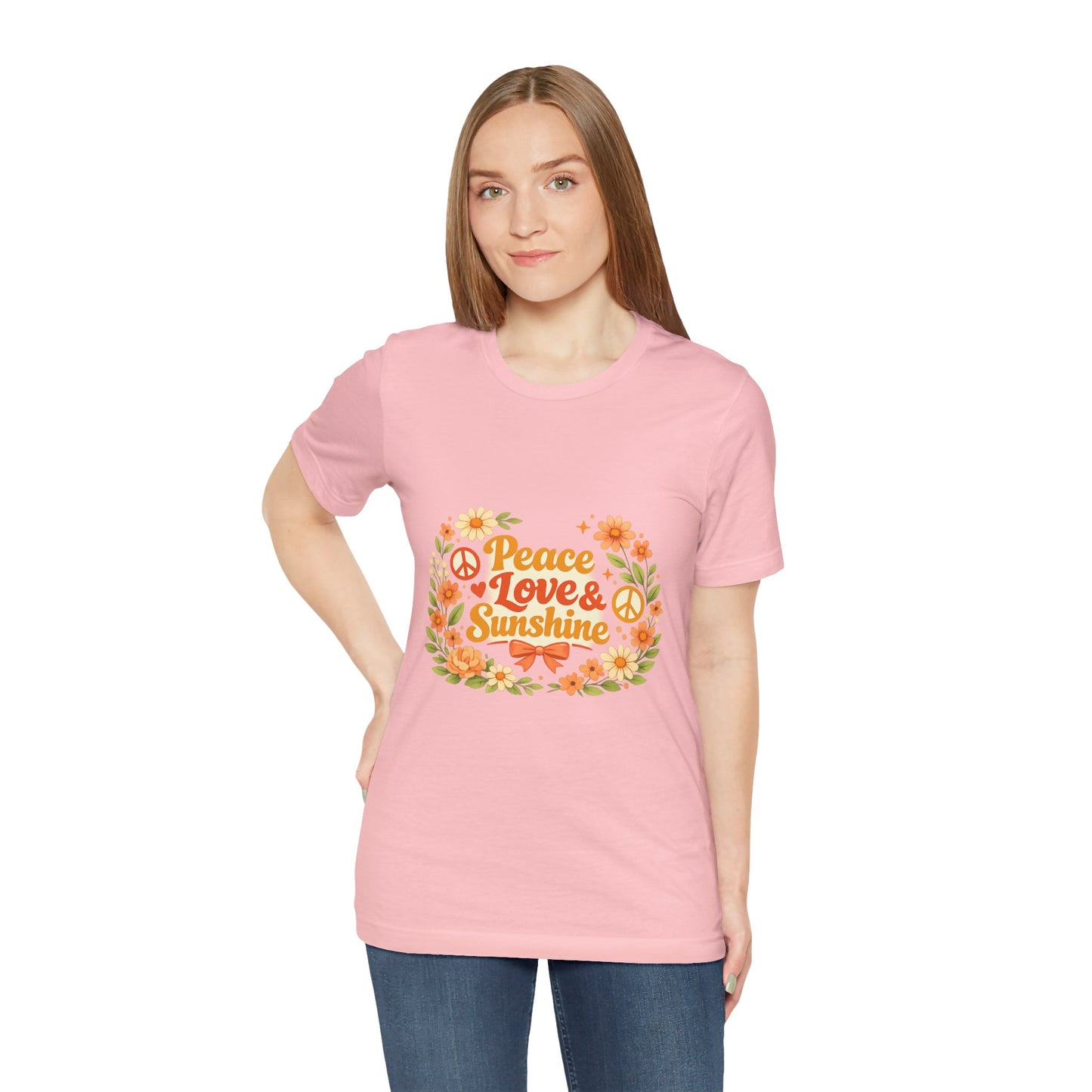 Peace Love and Sunshine Summer Vibes T-Shirt
