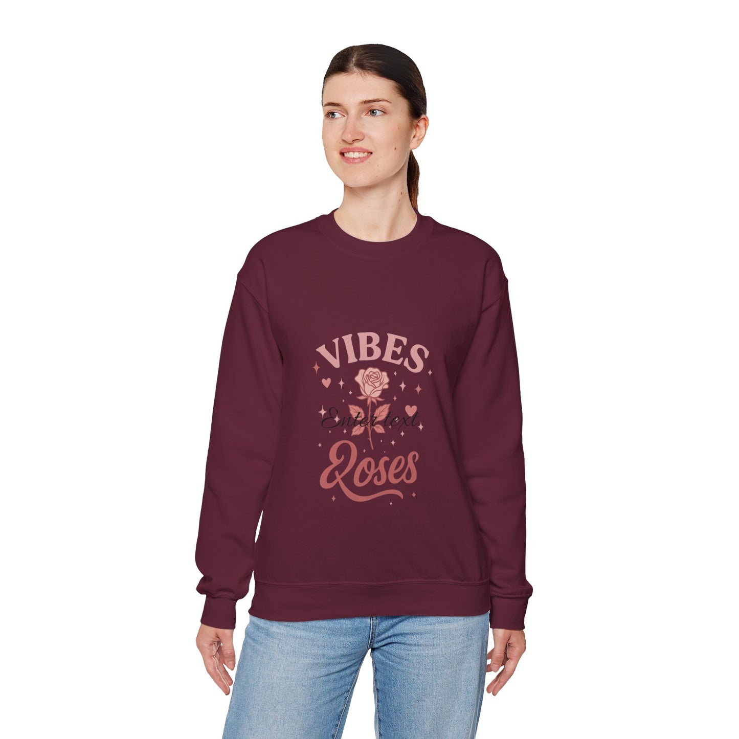 Roses Vibes Crewneck Sweatshirt