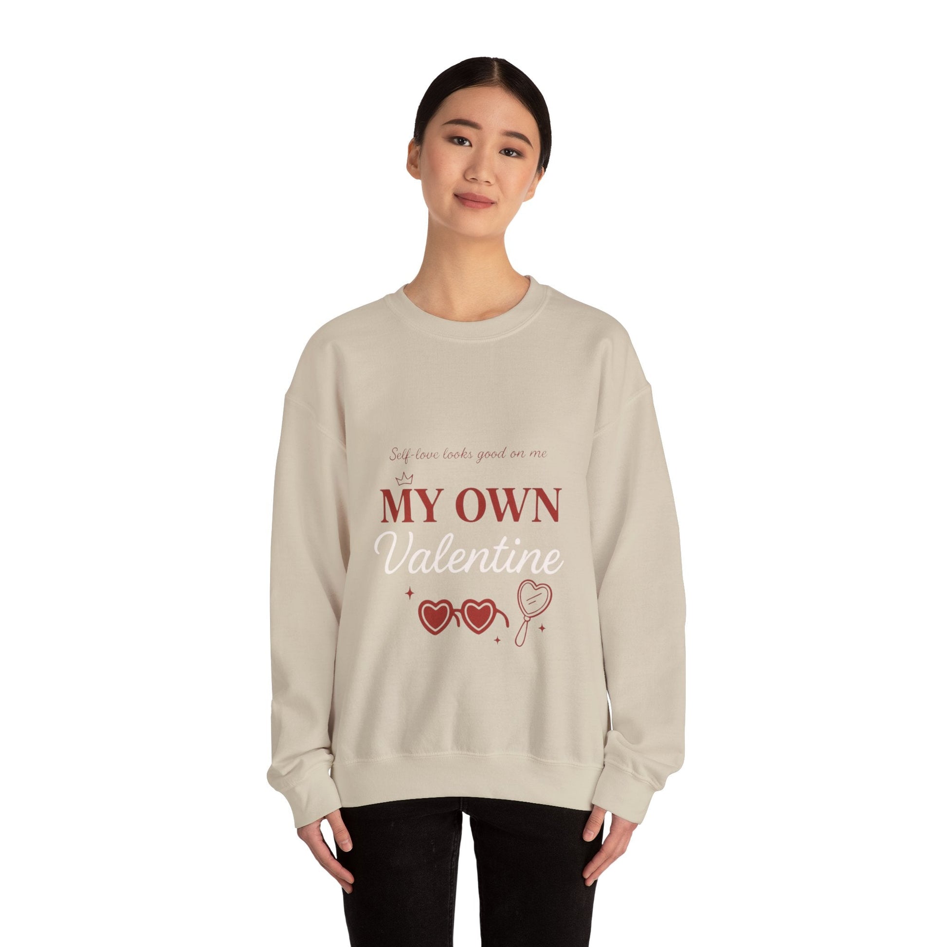 My Own Valentine Sweatshirt Printify