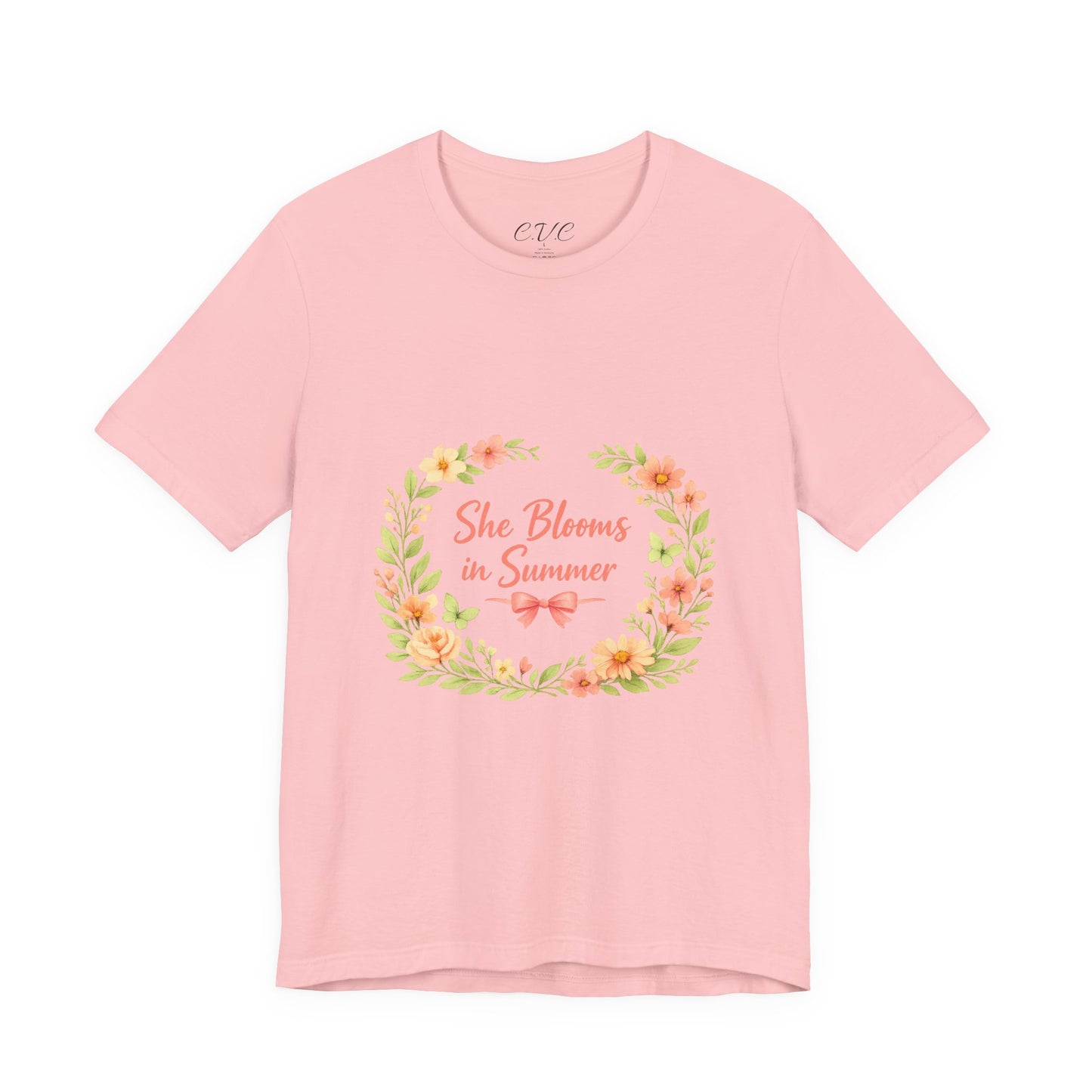 She Blooms in Summer Vibes T-Shirt