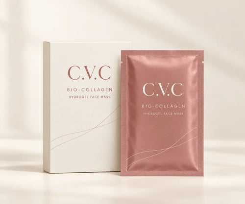 C.V.C Bio-Collagen Hydrogel Face Mask product packaging